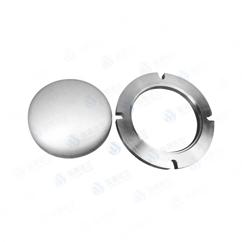 Stainless steel milled groove flange
