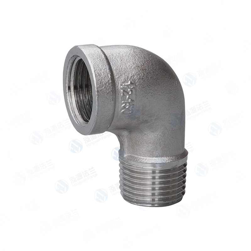 Threaded inner and outer elbows